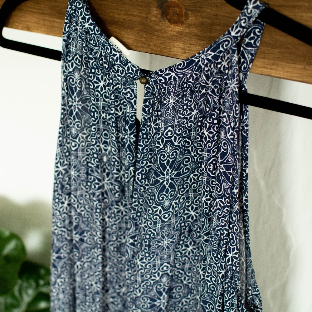 GAP Navy Paisley Romper